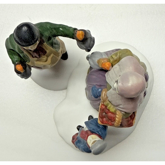 Vintage Set of 3 Dept 56 Heritage Village Series Accessory Poultry Market 55590 - Picture 11 of 15